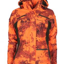 Veste femme hunter Pro Xtreme 2.0 Camou orange Couleur Strata Blaze