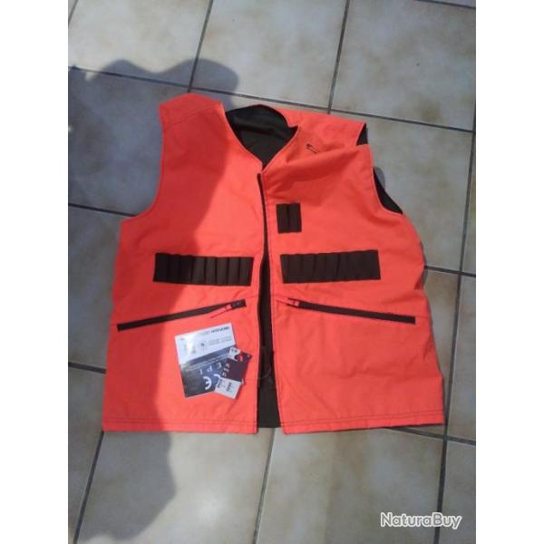 Gilet chasse rversible neuf solognac