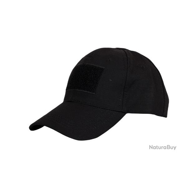 Casquette noire velcro en faade