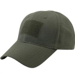 Casquette Kaki velcro en façade