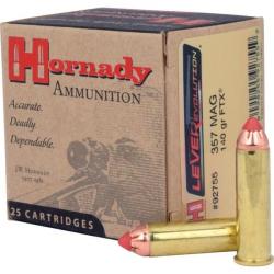 25 Munitions HORNADY 357MAG 140GR FTX