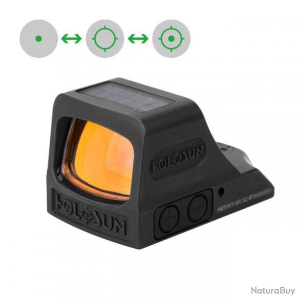 Holosun Viseur Reflex Ouvert HE508T X2 Rticule Vert