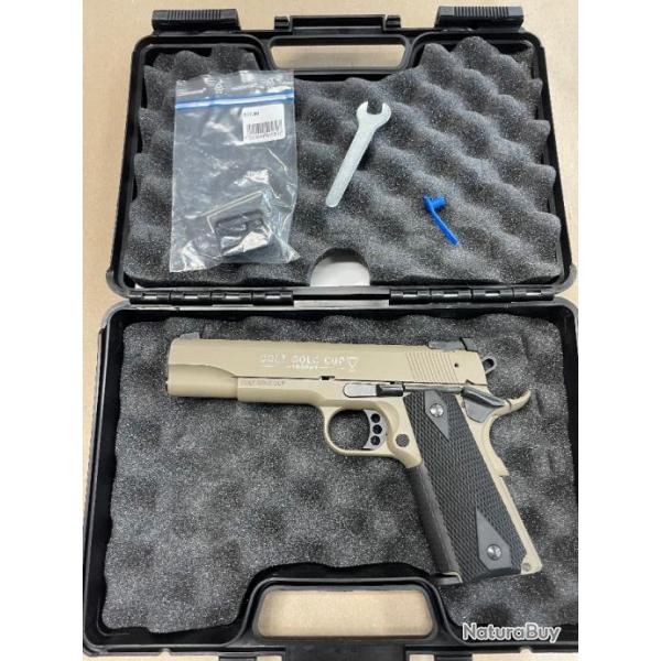 Pistolet Walther Colt 1911 Gold Cup Calibre 22lr FDE