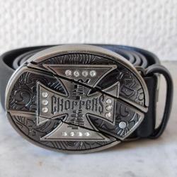 Ceinture et boucle Choppers WestCoast couteau ceinture Biker country western Rockabilly