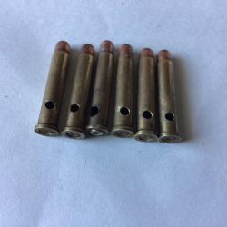 VENDU PAR LE-CUIRASSIER LOT DE 6 BALLES  À PERCUSSION CENTRALE DE CALIBRE 6 MM VELODOG D'ÉPOQUE