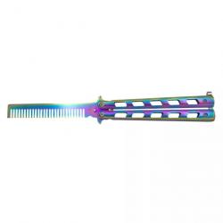 COUTEAU PAPILLON THIRD PEIGNE RAINBOW