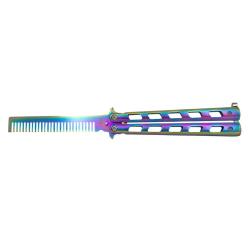 COUTEAU PAPILLON THIRD PEIGNE RAINBOW