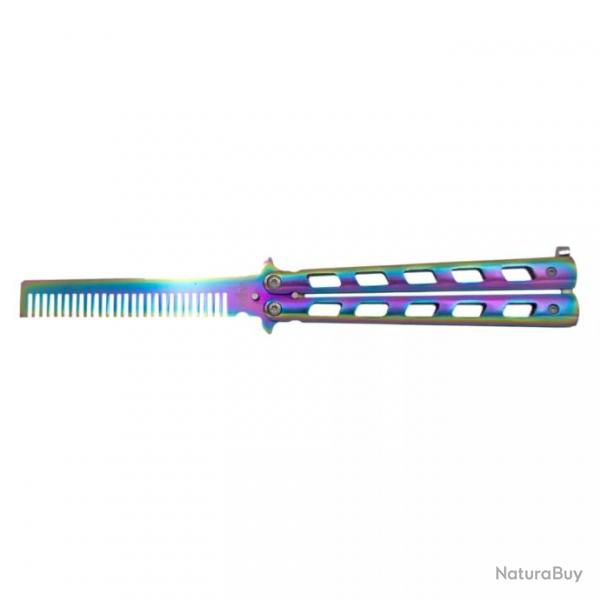 COUTEAU PAPILLON THIRD PEIGNE RAINBOW