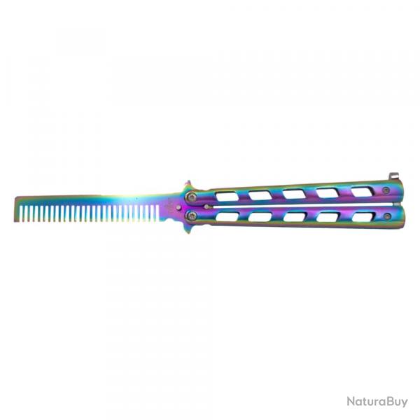 COUTEAU PAPILLON THIRD PEIGNE RAINBOW