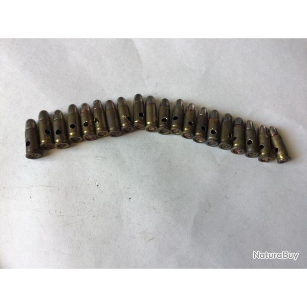 VENDU PAR LE-CUIRASSIER LOT DE 20 BALLES DE CALIBRE 6,35 MM DMILITARISES