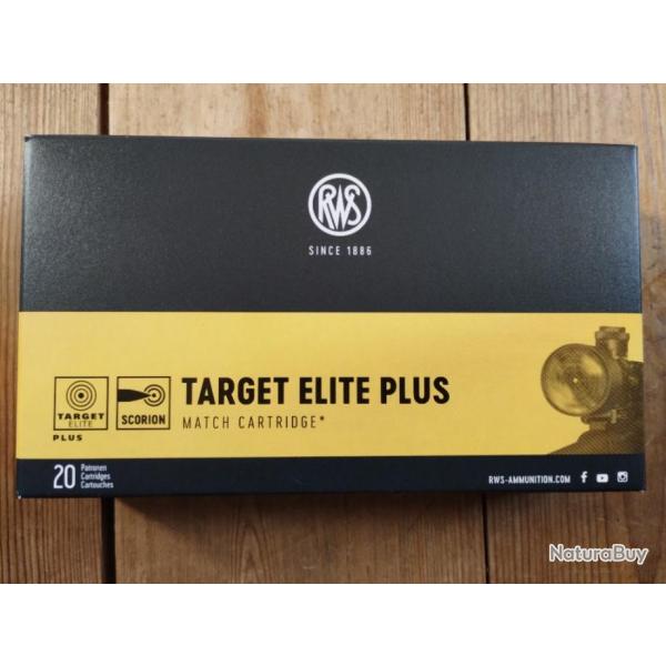 .223 rem RWS target elite plus 52 gr - boite 20