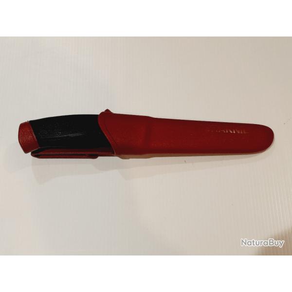 Couteau POIGNARD MORA COMPANION rouge INOX 10.5cm