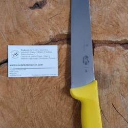 Victorinox 5.5208.23 Fibrox Jaune Couteau , trancheur de boucher