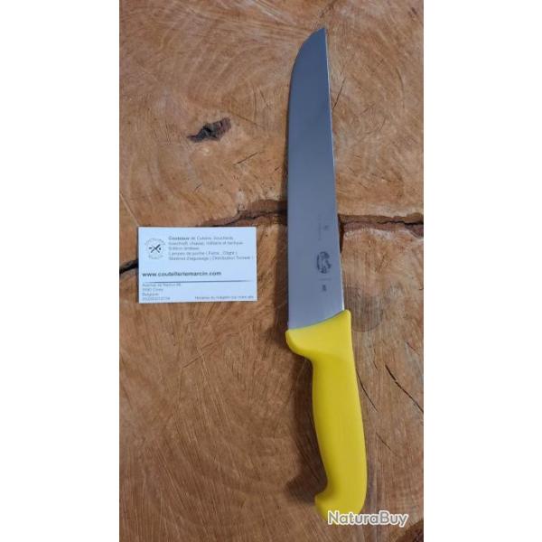 Victorinox 5.5208.23 Fibrox Jaune Couteau , trancheur de boucher