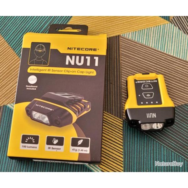 Lampe Frontale Nitecore NU11 - 150 Lumens