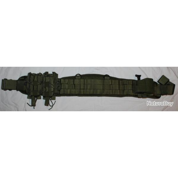 Ceinture de combat Warrior Assault System vert OD avec equipements