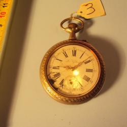 Montre à gousset  petit prix. Voir a restaurer remise en état pour horloger                      (3)