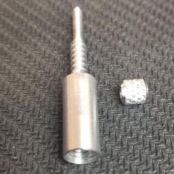 Adaptateur VFG pour tige de nettoyage Suisse (filetage M5 femelle) - Calibre 7mm à .45 - Réf 66805