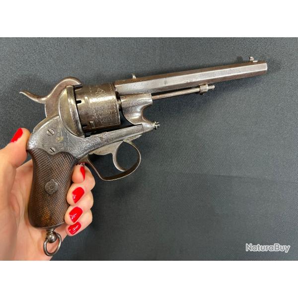 REVOLVER CHAMELOT DELVIGNE DE LUXE dit DE GAUCHER cal 9mm