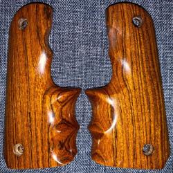 Magnifiques plaquettes pour Colt 1911 et clones en bois précieux