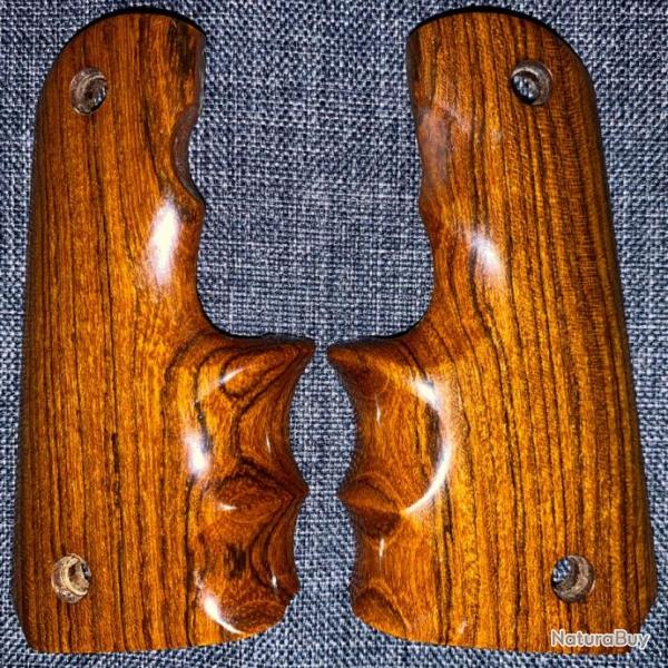 Magnifiques plaquettes pour Colt 1911 et clones en bois prcieux