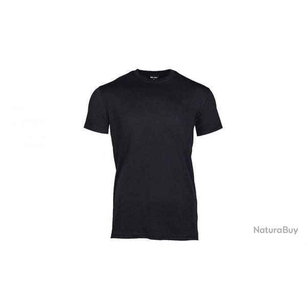 t-shirt uni style US Mil-Tec  Coloris Noir Taille 3XL