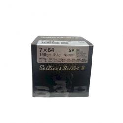 Munitions Sellier & Bellot 7x64 SP 140gr