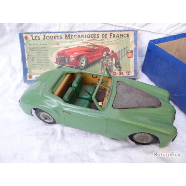 309- lot , simca 8 sport 1200 vers 1958 = en mtal et boite d'origine = JMF ( 35 X 14 centimtres )