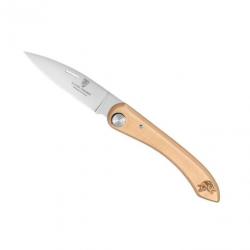 Claude Dozorme 4929.BT Couteau Capucin Buis Décor Truite 12.5 CM