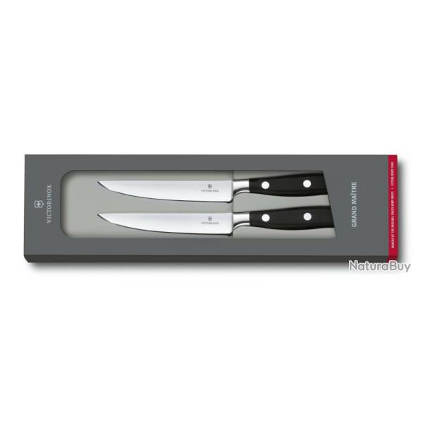 Victorinox 7.7242.2 Grand Matre Set couteaux  steak , 2 pices 12cm