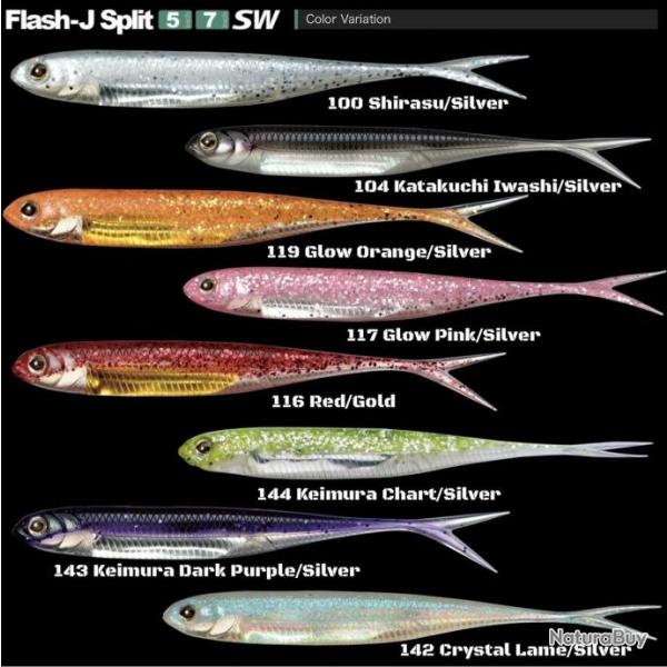 Fish Arrow Flash - J Split 5". 119