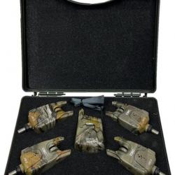 Coffret détecteur Carp Spirit CSC3 CAMO 4+1