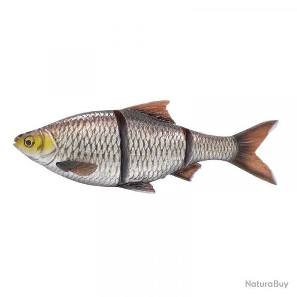 Leurre Souple Savage Gear 4D Line Thru Roach 25cm 206gr Slow Sink Silver Bream