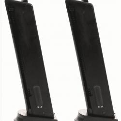 Lot de 2 chargeurs pour TAURUS PT92 Spring, compatible avec 210113, 210002