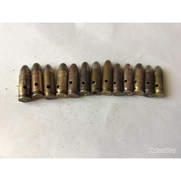 VENDU PAR LE-CUIRASSIER LOT DE 13 BALLES  9 MM LONG LARGO