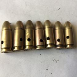 VENDU PAR LE-CUIRASSIER LOT DE 7 BALLES   9 MM 3-74TE 9 F