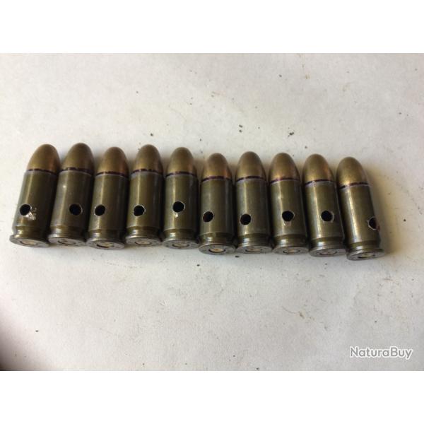 VENDU PAR LE-CUIRASSIER LOT DE 10 BALLES   9 MM LUGER TS 3-59 HX 9