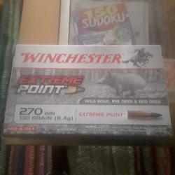 BALLES WINCHESTER EXTRÊME POINT 270 WIN.