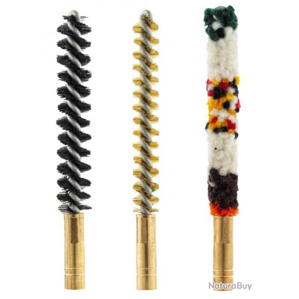 Set de 3 Brosses spirales Pour Calibre 6mm