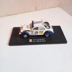 2CV citroen la 2 mB de raid 1:43