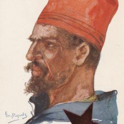 CPA -GUERRE / ILLUSTRATEUR E.m.DUPUIS NOS POILUS STEINBACH 1915 N°647