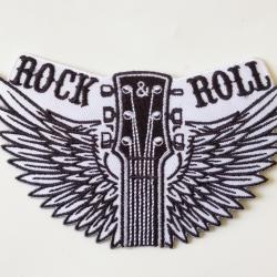 Patch ROCK'N ROLL Hauteur  70 mm  Largeur 120 mm