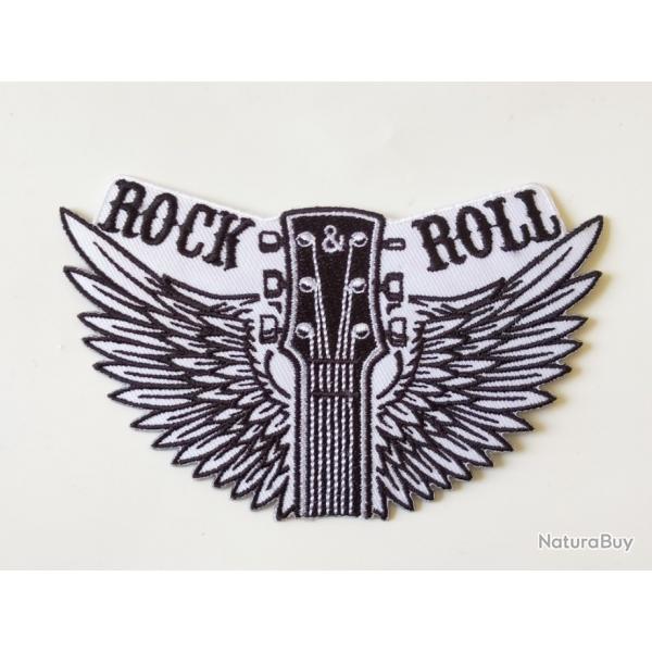 Patch ROCK'N ROLL Hauteur  70 mm  Largeur 120 mm