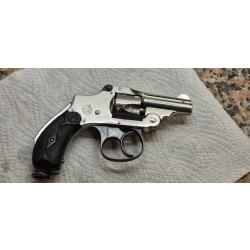 Smith et wesson  hammerless 3eme modele bicycle canon 2 pouces