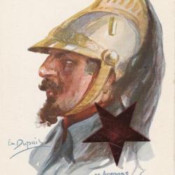 CPA -Illustrateur Emile DUPUIS - Un Militaie en ARGONNE 1915 -N°633