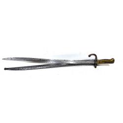 Ancien sabre Baïonettes chassepot modèle 1868 St Etienne avec Fourreau monomatricule