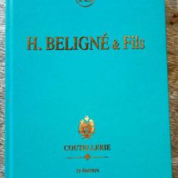 LIVRE COUTELLERIE H.BELIGNE très bon état