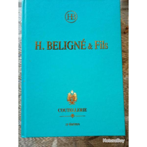 LIVRE COUTELLERIE H.BELIGNE trs bon tat