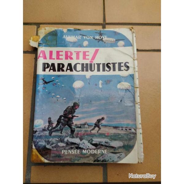 LIVRE ALERTE PARACHUTISTE WW2 PARA ALLEMAND PREFACE KURT STUDENT