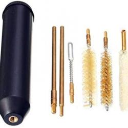 Kit de Brosse de Nettoyage Compact pour Pistolet et Fusil de Chasse - Calibre 9 mm